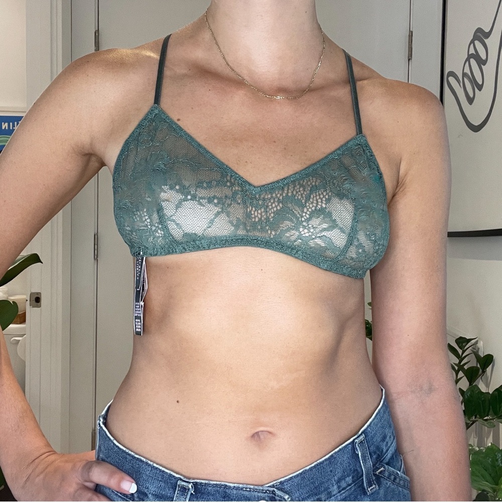 Vintage Lacey Green Victoria’s Secret Bralette